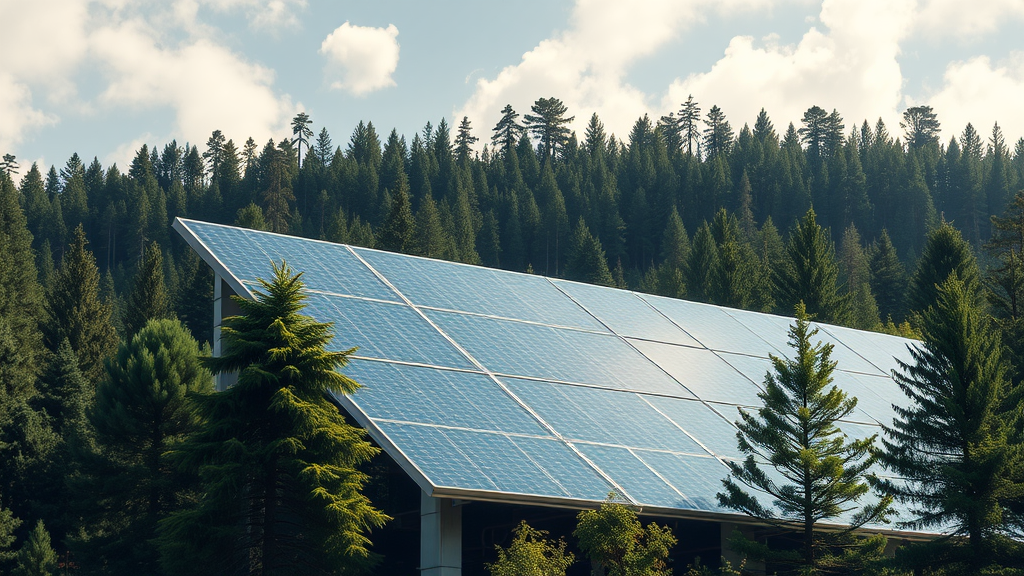 Does Forest Produce Enough Sunlight For Solar Panels 