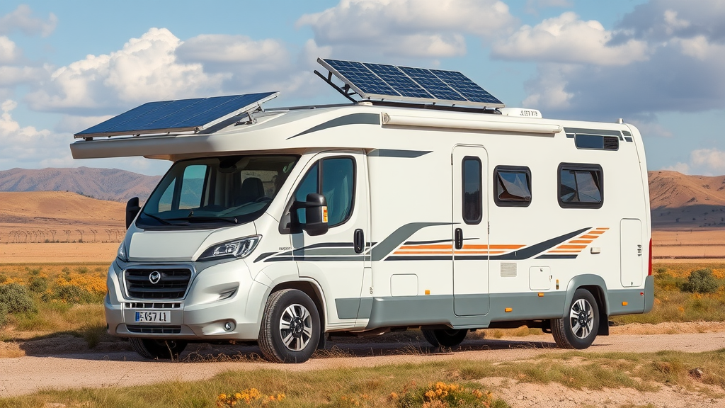 Motorhome With Solar Panels