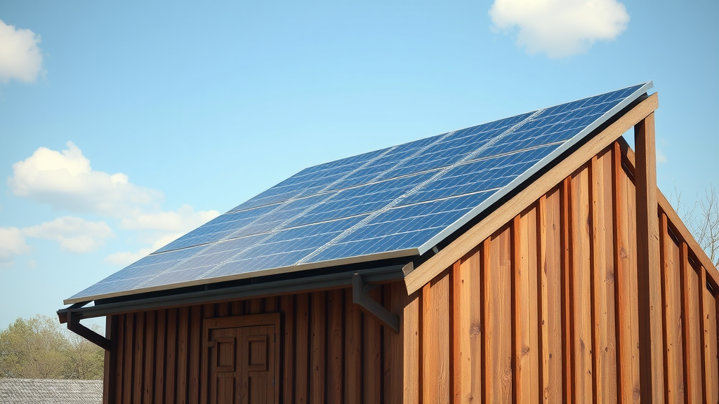 Solar Panel For Shed