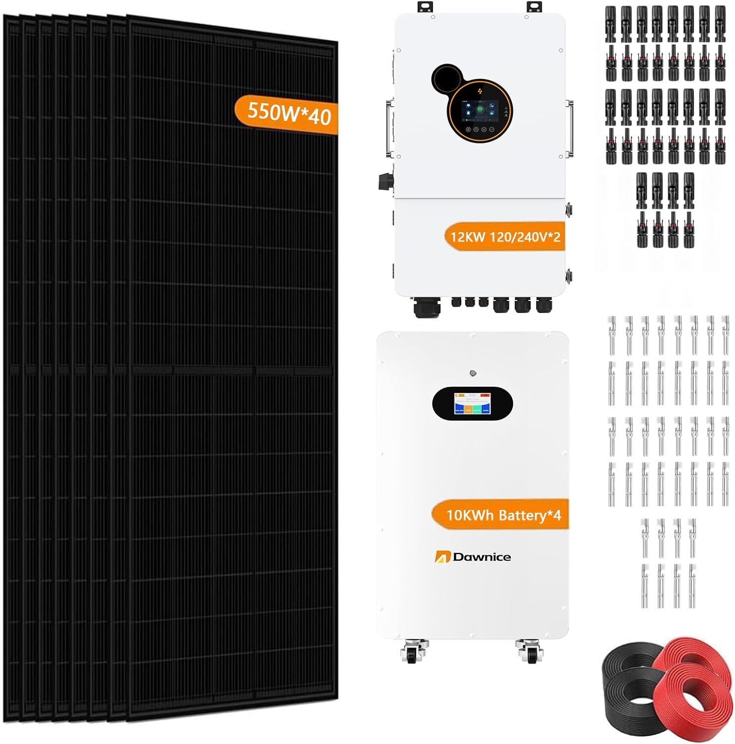 22KW Hybrid Solar System Complete Kit