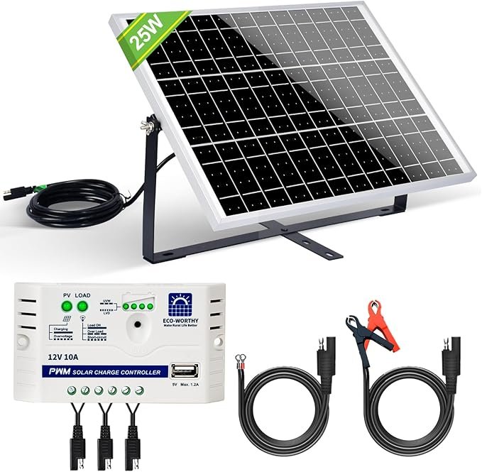 ECO-WORTHY 25W Solar Panel Kit